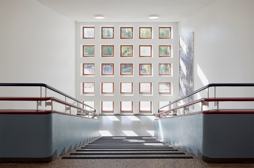 Rastaala School, inside view. Photo: Tuomas Uusheimo