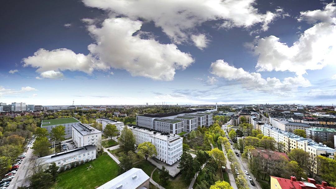 Laakso hospital, areal view. 