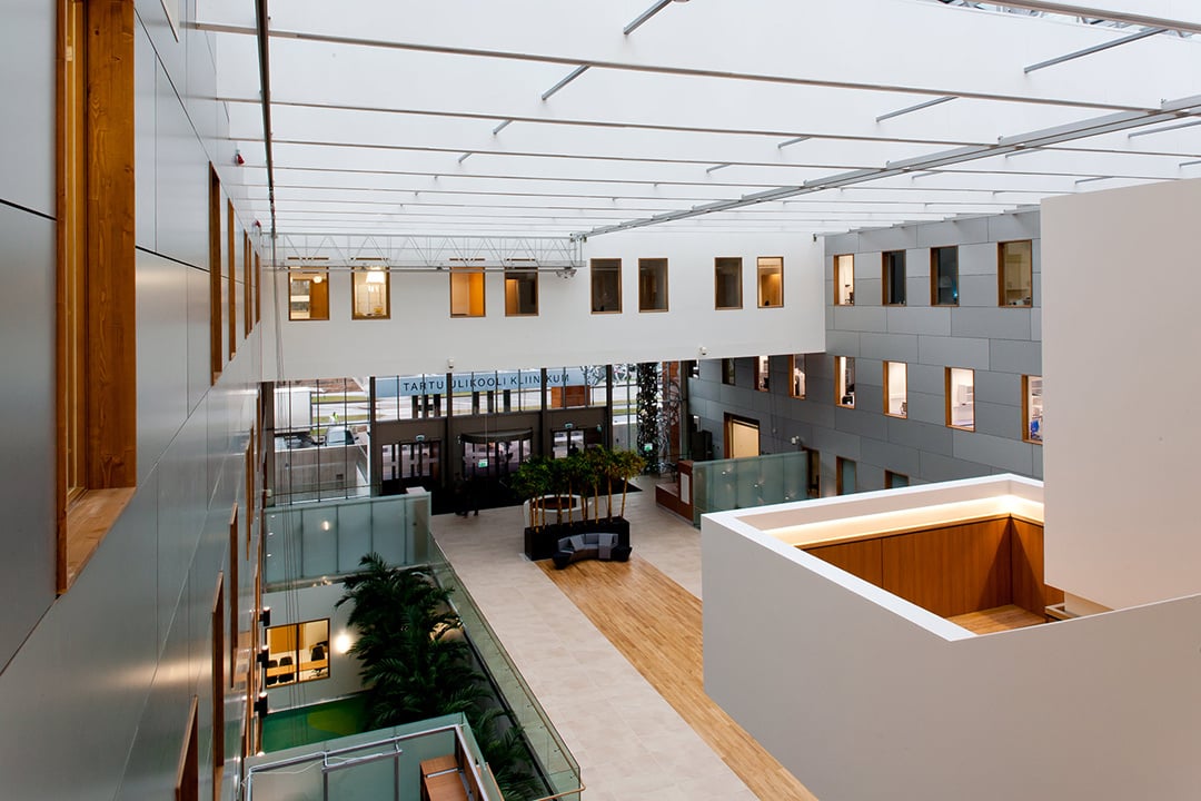 Tartu University Hospital, phase 2, inside view.