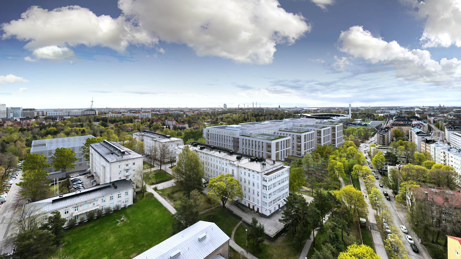 The Laakso Joint Hospital project employs around 40 architects from four architectural firms.